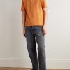 Slim-Fit Logo-Embroidered Cotton-Piqué Polo Shirt - OU