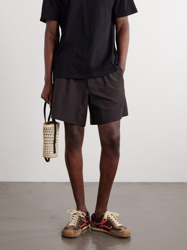 Ballet Runner 2.0 Logo-Appliquéd Shell, Suede and Leather Sneakers - OU Ballet Runner 2.0 Logo-Appliquéd Shell, Suede and Leather Sneakers - OU