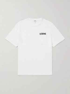 Logo-Embroidered Cotton-Blend Jersey T-Shirt