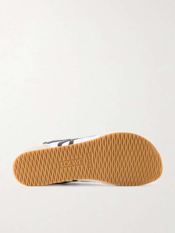 Ballet Runner 2.0 Logo-Appliquéd Shell, Suede and Leather Sneakers - E1