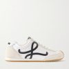 Ballet Runner 2.0 Logo-Appliquéd Shell, Suede and Leather Sneakers