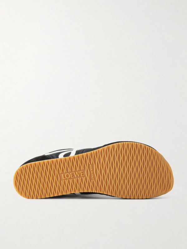 Ballet Runner 2.0 Logo-Appliquéd Shell, Suede and Leather Sneakers - E1 Ballet Runner 2.0 Logo-Appliquéd Shell, Suede and Leather Sneakers - E1
