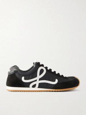 Ballet Runner 2.0 Logo-Appliquéd Shell, Suede and Leather Sneakers Ballet Runner 2.0 Logo-Appliquéd Shell, Suede and Leather Sneakers