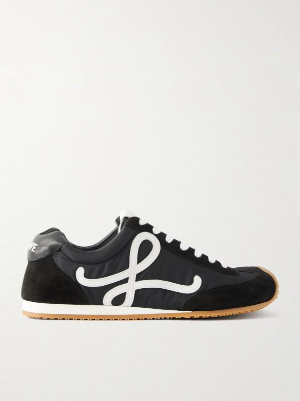 Ballet Runner 2.0 Logo-Appliquéd Shell, Suede and Leather Sneakers Ballet Runner 2.0 Logo-Appliquéd Shell, Suede and Leather Sneakers