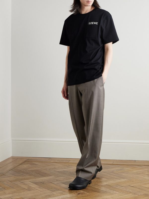 Logo-Embroidered Cotton-Jersey T-Shirt - OU Logo-Embroidered Cotton-Jersey T-Shirt - OU