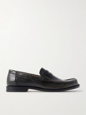 Campo Cracked-Leather Loafers Campo Cracked-Leather Loafers