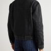 Anagram Logo-Appliquéd Denim Jacket - BK Anagram Logo-Appliquéd Denim Jacket - BK