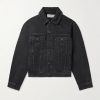 Anagram Logo-Appliquéd Denim Jacket Anagram Logo-Appliquéd Denim Jacket