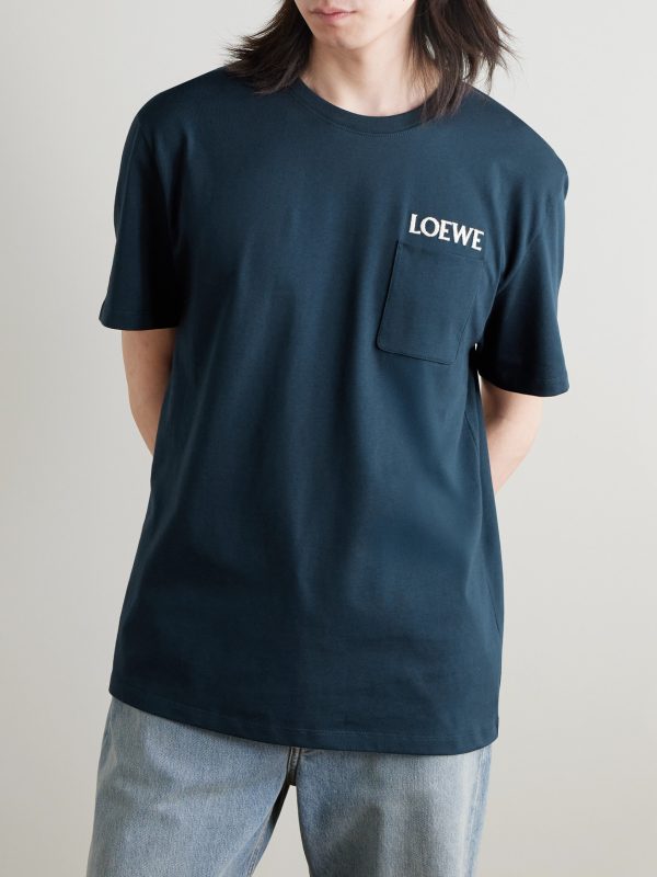 Logo-Embroidered Cotton-Jersey T-Shirt - FR Logo-Embroidered Cotton-Jersey T-Shirt - FR