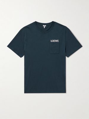 Logo-Embroidered Cotton-Jersey T-Shirt