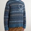 Logo-Intarsia Wool-Blend Sweater - FR Logo-Intarsia Wool-Blend Sweater - FR