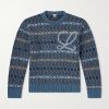 Logo-Intarsia Wool-Blend Sweater Logo-Intarsia Wool-Blend Sweater