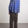 Logo-Appliquéd Checked Cotton Shirt - BK