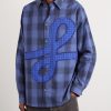Logo-Appliquéd Checked Cotton Shirt - FR