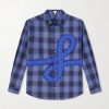 Logo-Appliquéd Checked Cotton Shirt
