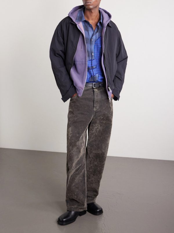 Logo-Appliquéd Checked Cotton Shirt - OU