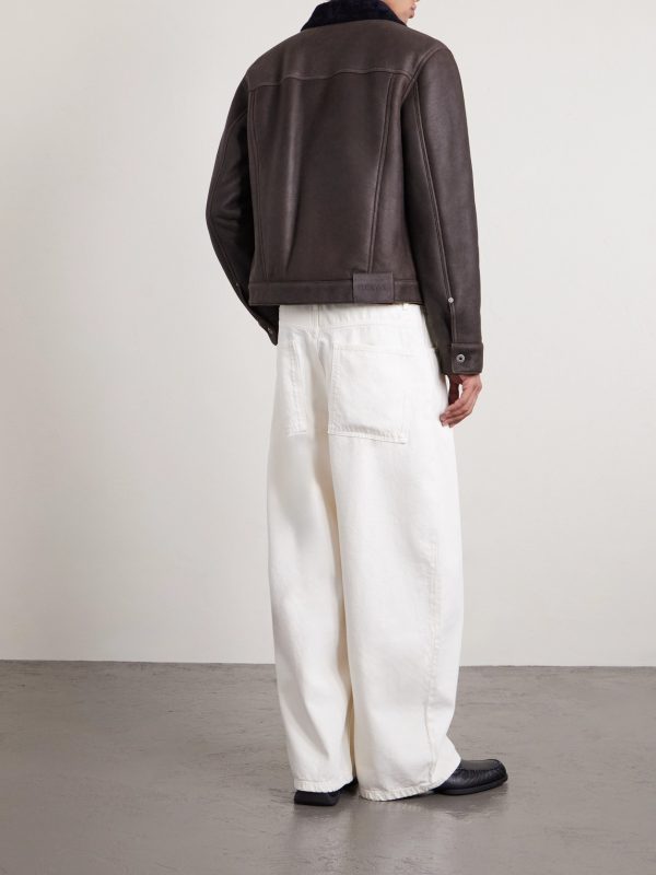 Shearling Trucker Jacket - BK Shearling Trucker Jacket - BK