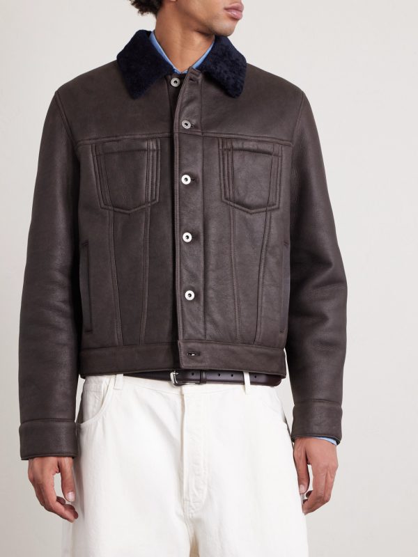Shearling Trucker Jacket - FR Shearling Trucker Jacket - FR