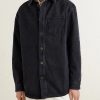 Anagram Logo-Embroidered Denim Overshirt - FR