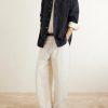 Anagram Logo-Embroidered Denim Overshirt - OU