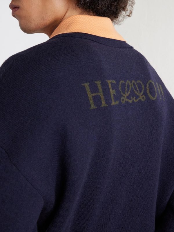 Wool-Blend Polo Sweater - CU