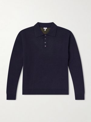 Wool-Blend Polo Sweater Wool-Blend Polo Sweater
