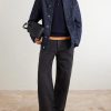 Wool-Blend Polo Sweater - OU