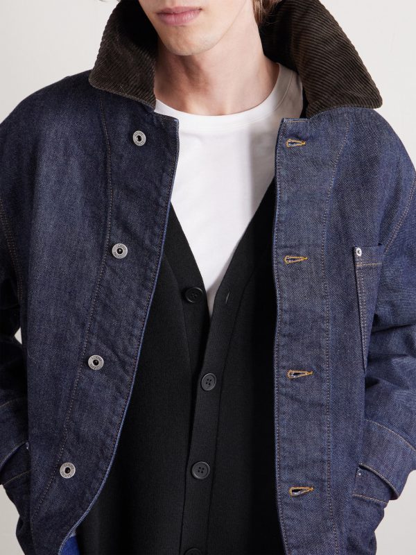 Anagram-Jacquard Wool-Blend Cardigan - E1 Anagram-Jacquard Wool-Blend Cardigan - E1
