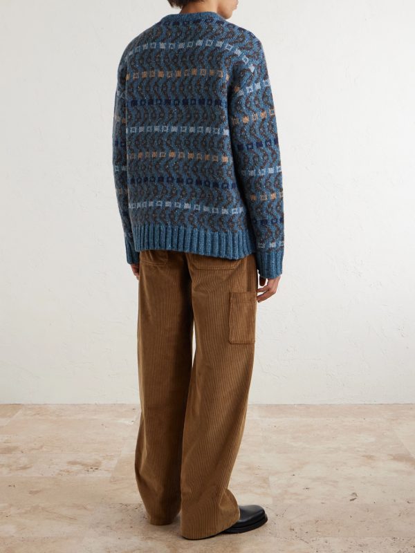 Straight-Leg Cotton-Corduroy Trousers - BK