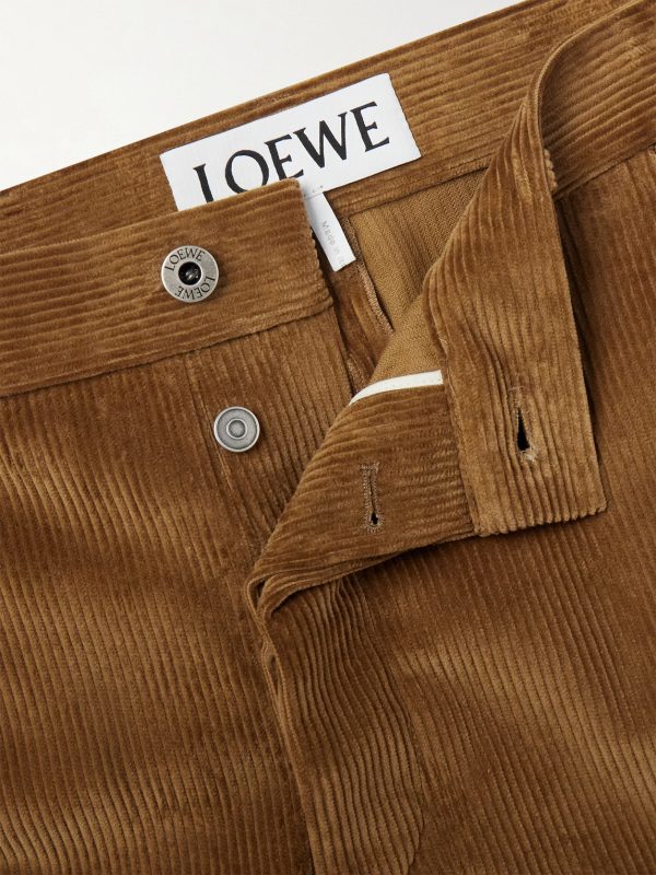 Straight-Leg Cotton-Corduroy Trousers - CU