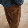 Straight-Leg Cotton-Corduroy Trousers - E1