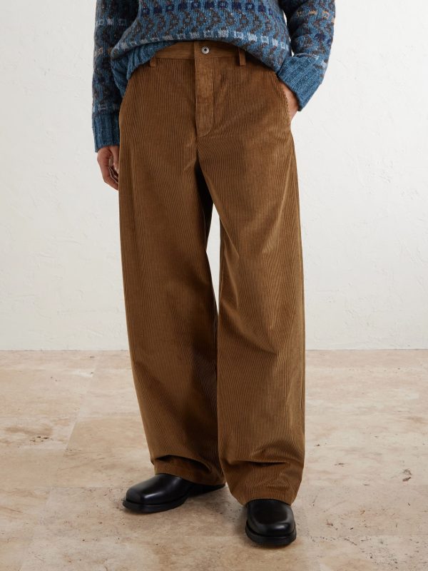 Straight-Leg Cotton-Corduroy Trousers - FR