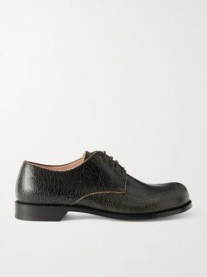 Campo Cracked-Leather Derby Shoes
