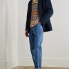 Fair Isle Cotton and Linen-Blend Intarsia Vest - OU Fair Isle Cotton and Linen-Blend Intarsia Vest - OU