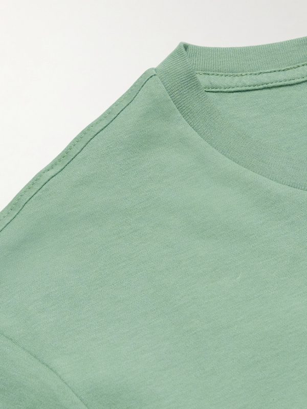 Logo-Embroidered Cotton-Jersey T-Shirt - CU Logo-Embroidered Cotton-Jersey T-Shirt - CU