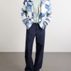 Shawl-Collar Patchwork Cotton and Linen-Blend Cardigan - OU Shawl-Collar Patchwork Cotton and Linen-Blend Cardigan - OU