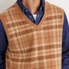 Checked Cashmere Vest - CU