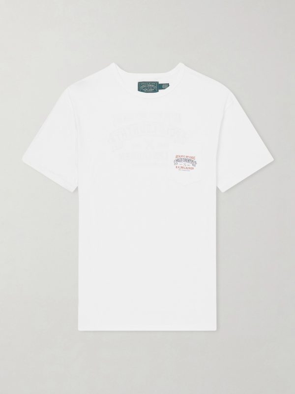 Polo Country Logo-Print Cotton T-Shirt Polo Country Logo-Print Cotton T-Shirt