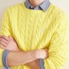 Logo-Embroidered Cable-Knit Cotton Sweater - CU