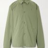 Logo-Embroidered Cotton-Blend Seersucker Blouson Jacket Logo-Embroidered Cotton-Blend Seersucker Blouson Jacket