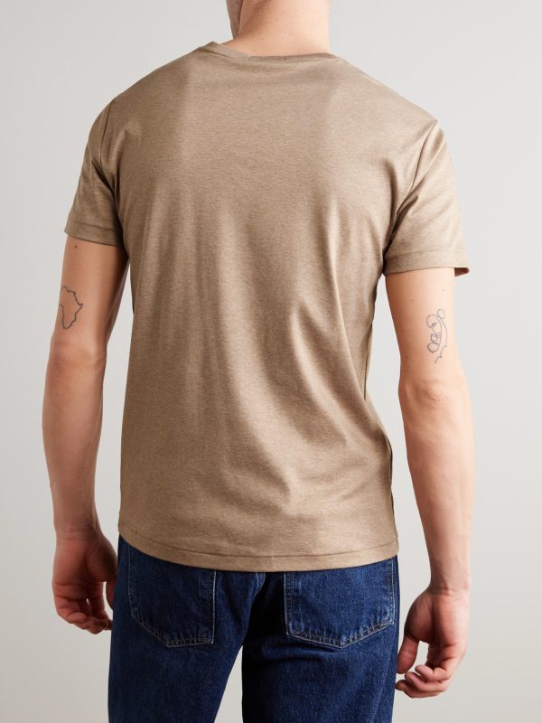 Logo-Embroidered Cotton-Jersey T-Shirt - BK Logo-Embroidered Cotton-Jersey T-Shirt - BK