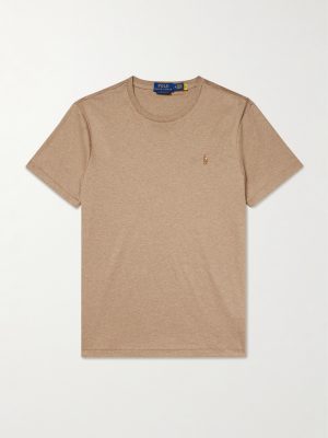 Logo-Embroidered Cotton-Jersey T-Shirt Logo-Embroidered Cotton-Jersey T-Shirt