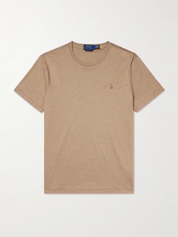 Logo-Embroidered Cotton-Jersey T-Shirt Logo-Embroidered Cotton-Jersey T-Shirt