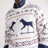 Weathervane Intarsia Cotton, Linen and Cashmere-Blend Sweater - CU Weathervane Intarsia Cotton, Linen and Cashmere-Blend Sweater - CU