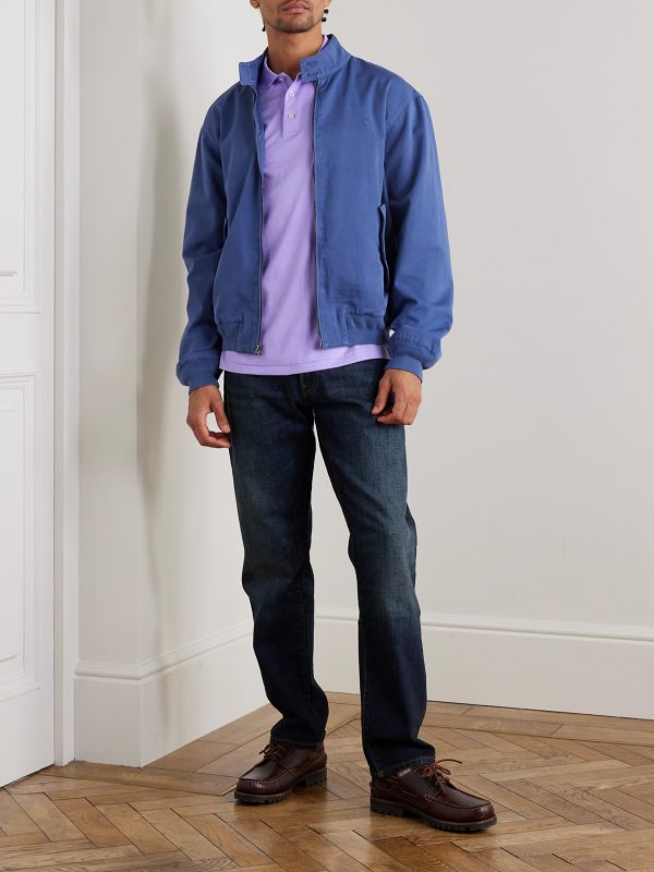 Logo-Embroidered Cotton-Piqué Polo Shirt - OU Logo-Embroidered Cotton-Piqué Polo Shirt - OU