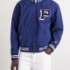 Logo-Appliquéd Cotton Bomber Jacket - FR