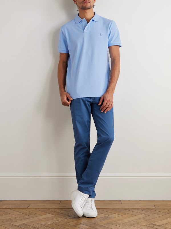 Greenwich Straight-Leg Cotton-Blend Trousers - OU