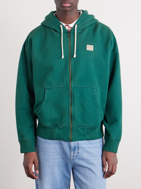 Logo-Appliquéd Cotton-Jersey Zip-Up Hoodie - FR Logo-Appliquéd Cotton-Jersey Zip-Up Hoodie - FR
