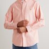 Button-Down Logo-Embroidered Cotton Oxford Shirt - FR Button-Down Logo-Embroidered Cotton Oxford Shirt - FR