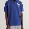 Embroidered Cotton-Piqué Polo Shirt - FR Embroidered Cotton-Piqué Polo Shirt - FR